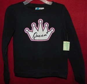 Felpa in pile QUEEN'S Glitter CROWN bambina taglia 10/12 di Extremely Me - Foto 1 di 5