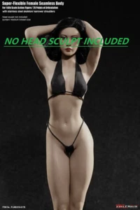 PHICEN S17B 1/6 Super-Flexible Mujer M Busto Cuerpo Sin Costuras SUNTAN Esqueleto de Acero - Imagen 1 de 2