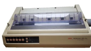 Oki Microline 321 elite Dot Matrix Printer Serial 09000206 REF W/WARRANTY - Picture 1 of 1