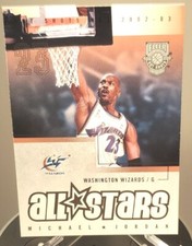 Michael Jordan 2002-03 Fleer Hot Shots All-Stars Insert #155. 🔥 🔥 🔥 
