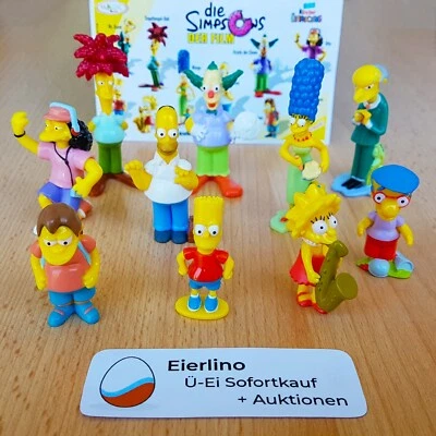 NEU: Komplettsatz + DIE SIMPSONS + BPZ KPS  Ü-Ei Sammel-Figuren Set Homer Burns - Bild 1 von 4