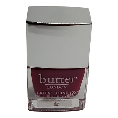 BUTTER LONDON CHAROL BRILLO 10X ESMALTE DE UÑAS "HER MAJESTY'S RED" MINI 0,2 fl. oz. Foto 1 de 4