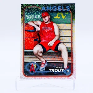 2024 Topps All-Star Game Mike Trout ASG Foil Rifrattore Immagine Variazione SP 3 - Foto 1 di 2