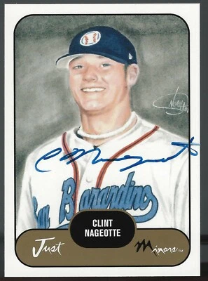 Clint Nageotte 2002 Just Prospects AU 35/1200 Card# 50 - Image 1 of 4