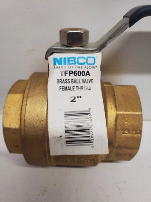 Nibco 2" Female Thread Ball Valve TFP-600A - Image 1 of 4