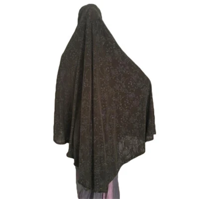 Una pieza Amira mujeres musulmanas oración cristal cáñamo sobre la cabeza hiyab largo maxi khimar Foto 1 de 4