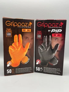 Grippaz Einmalhandschuhe Einweg Handschuhe Grip Nitril Werkstatt rutschfest TOP! - Bild 1 von 11