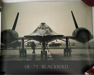 SR-71 Blackbird Supersonic Jet Poster Print 16 x 20 Impact 1986 #6725 Korea - Picture 1 of 3