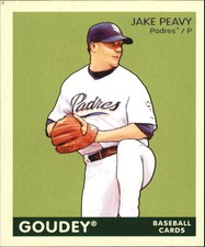 2009 (PADRES) Upper Deck Goudey Mini Green #165 Jake Peavy