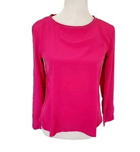 Jennifer Lopez Pink Long Sleeved Lightweight Blouse JLO Top Polyester Size XS - Picture 1 of 9
