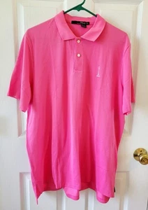 RLX Ralph Lauren Golf Polo Shirt Mens Large Pink Carmel Country Club 1947 - Picture 1 of 7