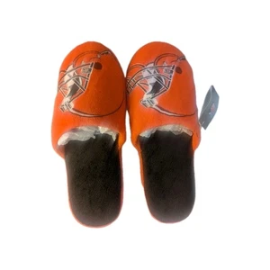 Cleveland Browns Hausschuhe/Hausschuhe für Herren mit großem Logo-Design Größe 11-12  - Bild 1 von 5