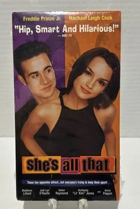 She's All That VHS Tape SEALED Freddie Prinze Jr Rachael Leigh Cook 1999 NEW - Picture 1 of 6