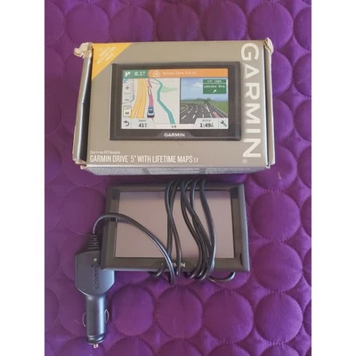 Garmin Driver 5" GPS Navigator Maps With Lifetime Maps Bundle - Image 1 of 4