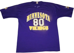 Vintage 2000s Minnesota Vikings Cris Carter Sport Attack Jersey Size Large - Bild 1 von 7