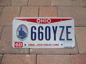 Ohio Erie...unser Great Lake Nummernschild # 660 YZE - Bild 1 von 1