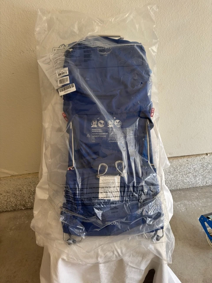 Osprey Poco LT Portabebés Azul Cielo O/S - Mochila de Senderismo para Bebé - Nueva Foto 1 de 4