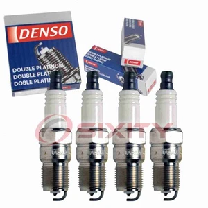 4 pc Denso Platinum Long Life Spark Plugs for 1985-1993 Ford Escort 1.9L L4 pm - Picture 1 of 5