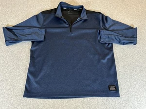 Nike Pullover Mens Large Blue Golf Dry Core 1/4 Zip Sweater Long Sleeve Cover Up - Bild 1 von 10