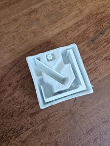 IKEA VIDGA Wandbeschlag weiß 6 cm - Bild 1 von 2