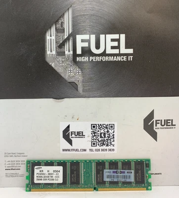 Samsung  256MB  DDR ram memory module  PC-3200  -  M368L3223ETM-CCC - Image 1 of 3