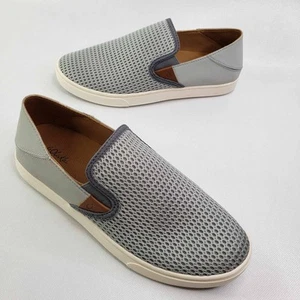 Olukai Pehuea Mesh Slip On Shoes Sneakers Women's Size 10 Gray Comfort - Picture 1 of 9