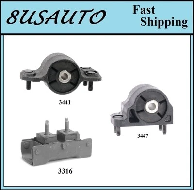 3PCS MOTOR & TRANS MOUNT FIT 08-10 Ford F-250 Super, F-350 Super Duty 5.4L 6.8L - Image 1 of 4