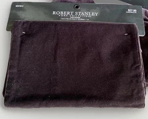 NWT ROBERT STANLEY Home Collection Brown Velvet Table Runner 14" x 72" Christmas - Picture 1 of 5