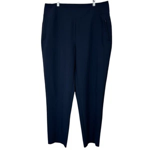 Pantalone Athleta Endless vita alta donna 16 alto blu navy viaggio atletica lavoro - Foto 1 di 13