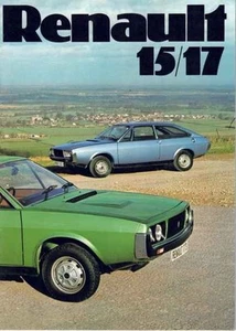 Catalogue brochure Renault 15 / 17 02/1976 Grande Bretagne / U.K. - Picture 1 of 2