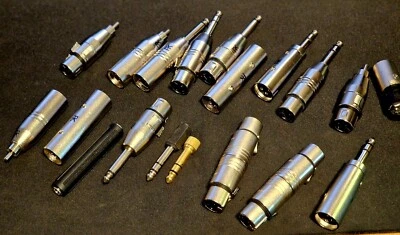 XLR Adapter Set - XLR/Cinch - XLR/Mono-Klinke - XLR/Stereo-Klinke - XLR/XLR - Bild 1 von 4