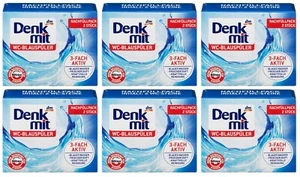 6 x 2 Stk | Denkmit WC-Blauspüler Nachfüllpack - Bild 1 von 1