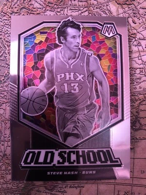 2019-20 Panini Mosaic STEVE NASH Old School INSERT Suns No. 1 - Image 1 of 2