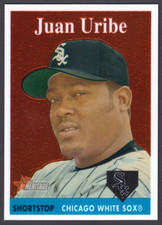 2007 Topps Heritage / Chrome #THC64 Juan Uribe [White Sox] [1617/1958] [NM/MT]