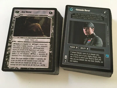 Star Wars CCG Decipher Dagobah BB Limited Common/Uncommon Card Set 100/100 NM - Bild 1 von 2