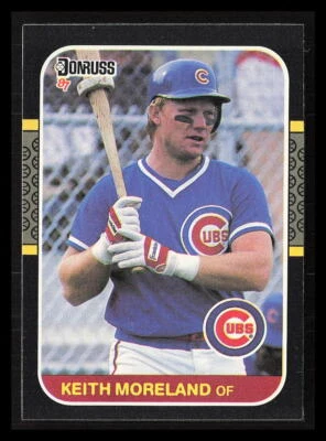 Keith Moreland 1987 Donruss #169  Chicago Cubs - Image 1 of 2