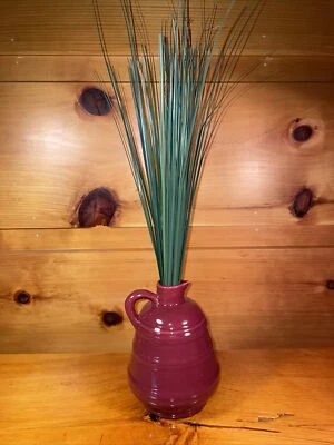 Vintage Mohawk Liqueur Decanter R-4 Burgundy Pottery Jug Vase - Image 1 of 4