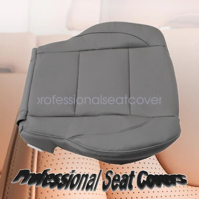 Cubierta de asiento de cuero gris para parte inferior del conductor Nissan Titan LE XE 2005-2015 Foto 1 de 4