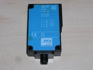 SICK WL27-2F430 1013269 / 1 013 269 Photoelectric Reflective Sensor excellent - Imagen 1 de 8