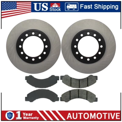 Комплект передних тормозных колодок тормозной ротор для 2012 2013 2014 2015 2016 2017 Isuzu NPR PZ - Изображение 1 из 4