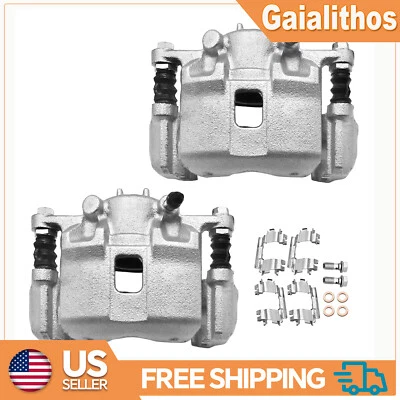 Front Left & Right Brake Calipers with Bracket for Suzuki Aerio 2006 2007 2pcs Foto 1 de 4