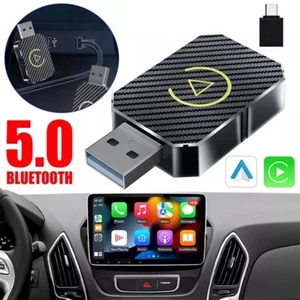 Wireless CarPlay Adapter For Phone Apple Wireless Carplay Dongle Plug & Play Box - Picture 1 of 12