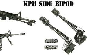 VISM KPM Side Bipod NOTCHED LEG w/ Adapters KeyMod/MLOK Picatinny Rifle Bipod - Picture 1 of 7
