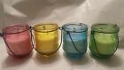 Complete Set of 4 Scented Citronella Candle Mini Hanging Lantern Jar Lot7