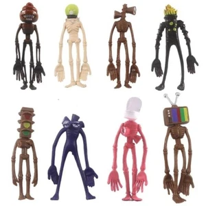 Cabeza de sirena figuras de acción de anime de 4-5 pulgadas juguetes para niños muñecas de PVC regalos 8 piezas/juego - Imagen 1 de 4