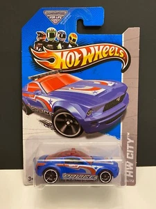 Hot Wheels 2013 City Treasure Hunt Mustang GT Concept Police Blue Fast Box Ship - Picture 1 of 8