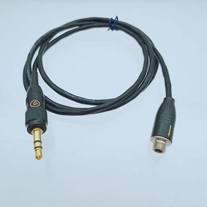 3,5 mm Stecker Schraube Verriegelung auf 3,5 mm Buchse Verlängerungskabel für Sennheiser - Bild 1 von 1
