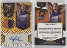 2014-15 Panini Select Jersey Gold Prizm /10 Tyler Ennis #15 Rookie Auto RC