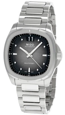 Relógio masculino MIDO Multifort TV Big Date 40MM SS mostrador cinza M049.526.11.081.00 - Imagem 1 de 4