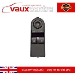 ORIGINAL VAUXHALL ASTRA H ZAFIRA B ELECTRIC FRONT WINDOW MIRROR SWITCH 13228879 - Picture 1 of 4